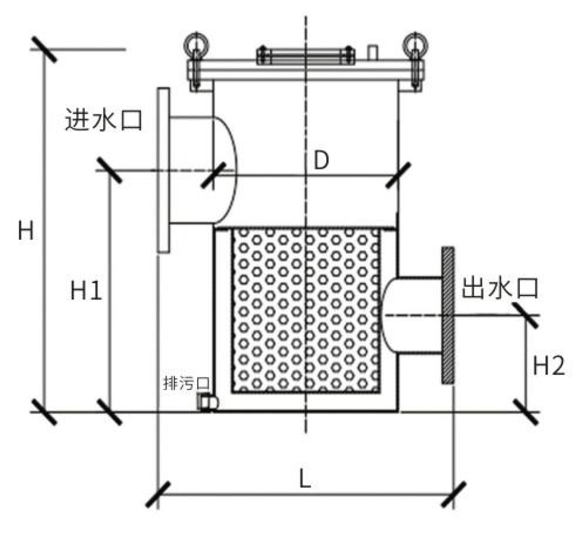 WL-CSPF系列碳钢内衬胶快开式毛发收集器结构图.png