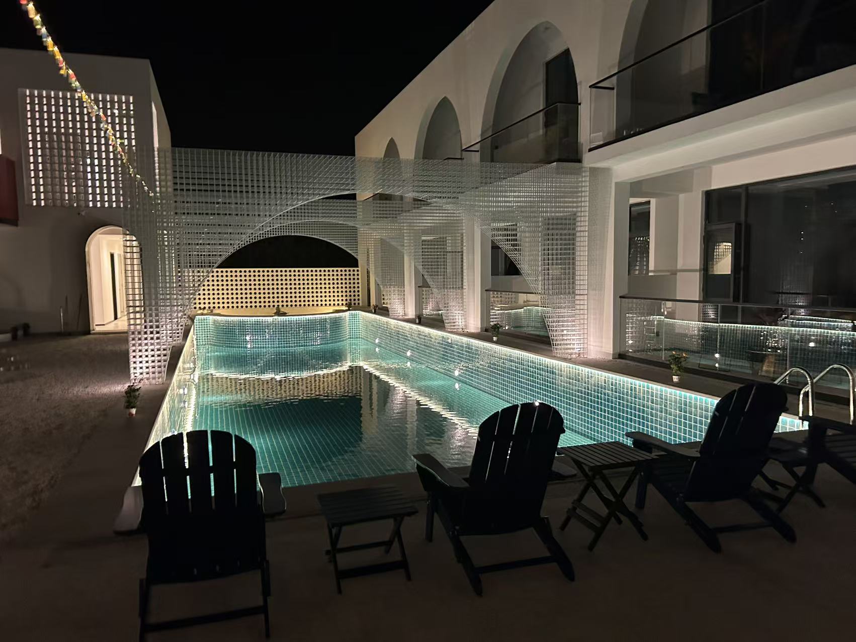 扬州仪征市枣林湾少间花筝曲民宿泳池