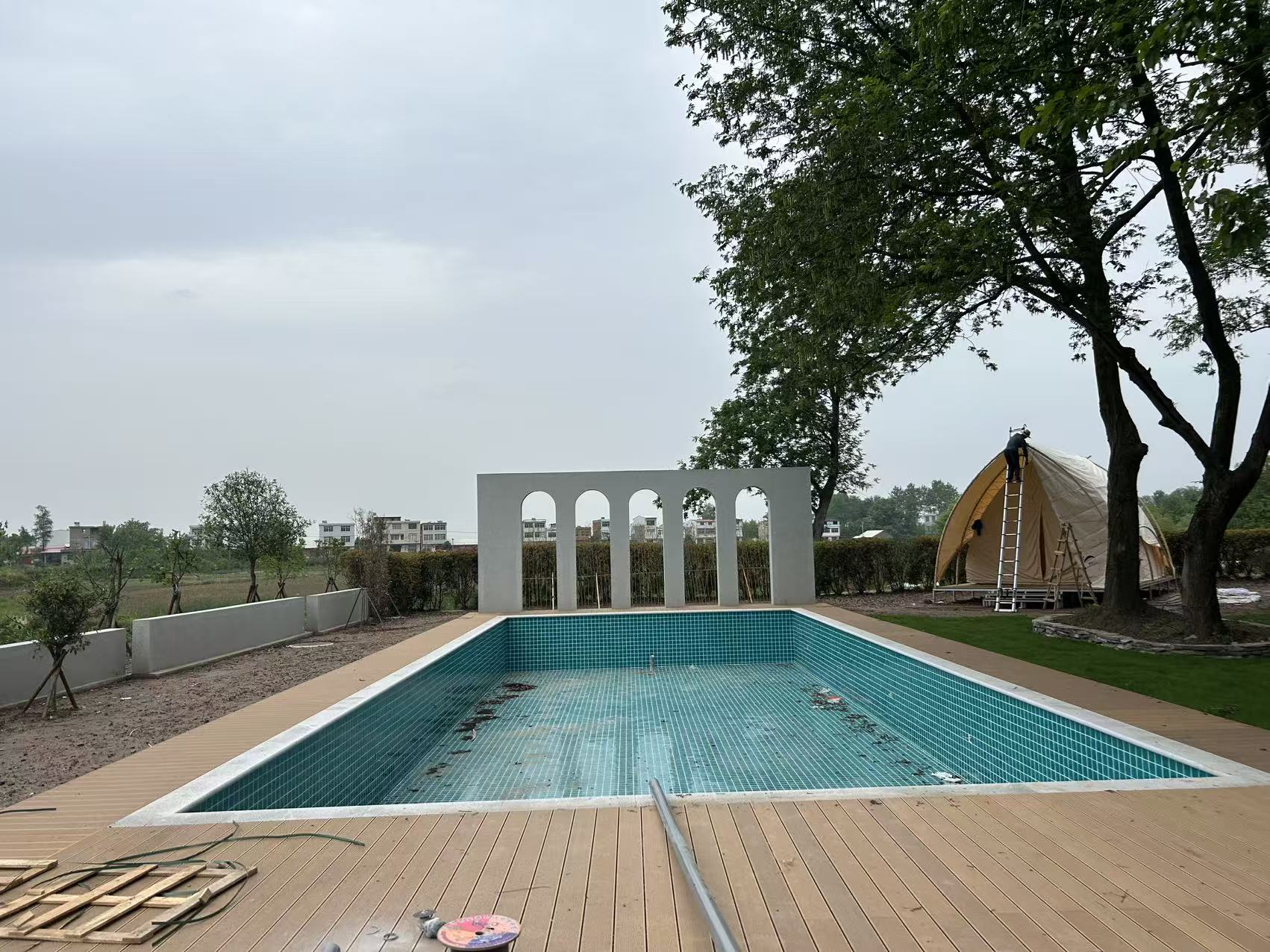 安庆市宿松县少间泾州渡民宿泳池